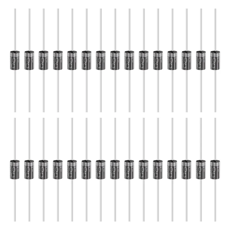 30 Pcs RL207 Rectifier Diode, 1.5A 1000V DO-15 Electronic Silicon Diodes