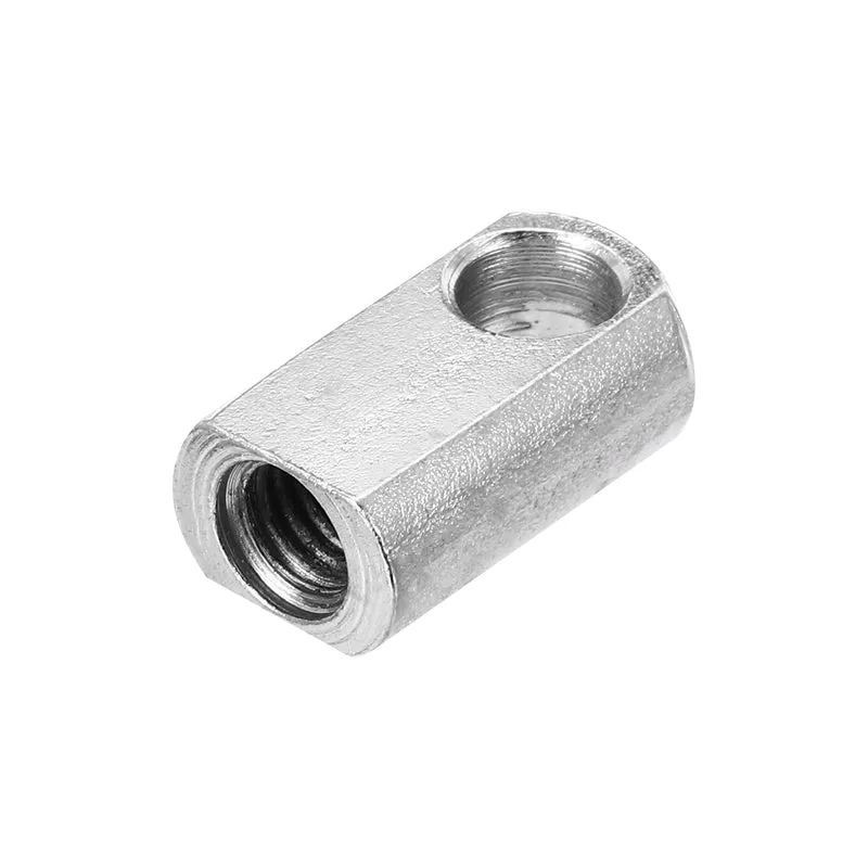 Gas Spring End Fitting M8 Female Thread 8mm Hole Dia A3 Steel 3pcs
