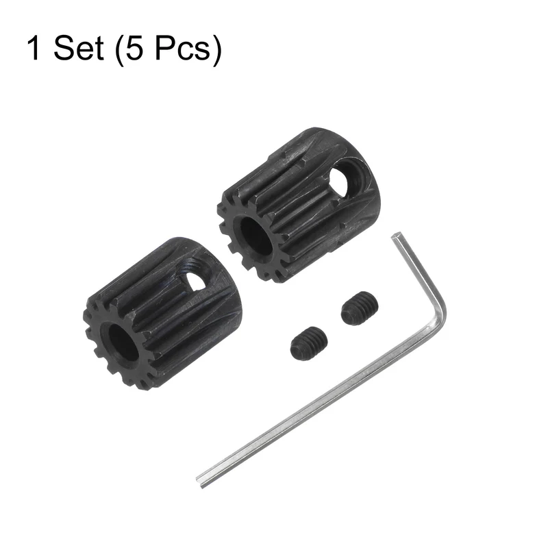 48P Hardened Pinion Motor Gear Set 13T 14T 1/8 inch RC Motor Shaft