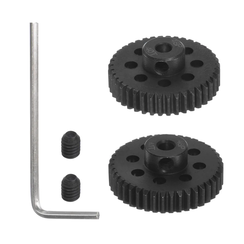 48P Hardened Pinion Motor Gear Set 40T 41T 1/8 Inch RC Motor Shaft