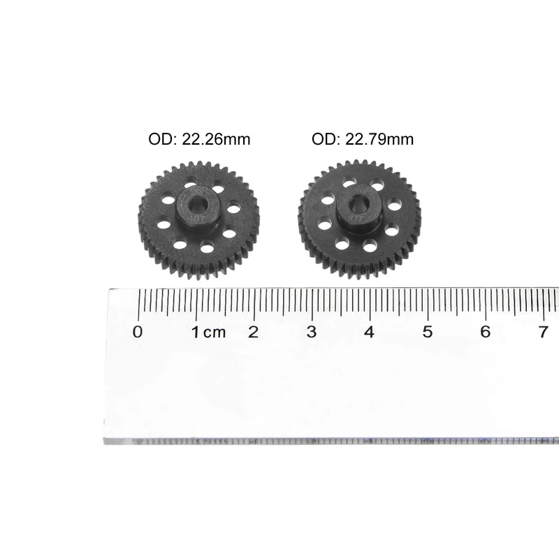 48P Hardened Pinion Motor Gear Set 40T 41T 1/8 Inch RC Motor Shaft