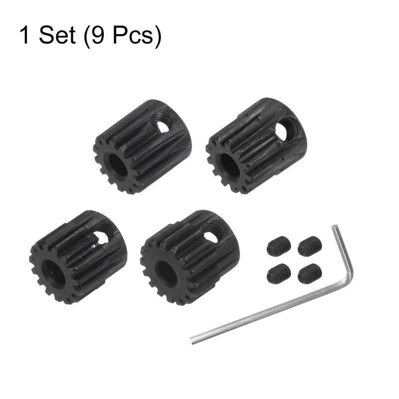 48P Hardened Pinion Motor Gear Set 13T 14T 15T 16T 1/8 Inch RC Motor Shaft