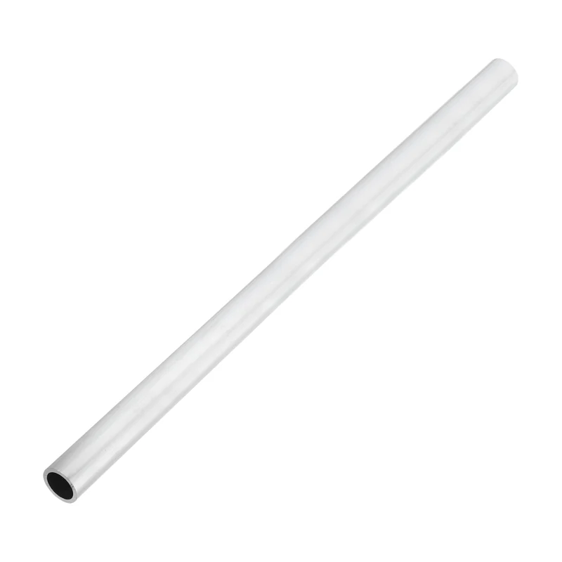 6063 Aluminum Tubing Round Tube 23mm ODx18mm ID Metal Straight Pipe Silver