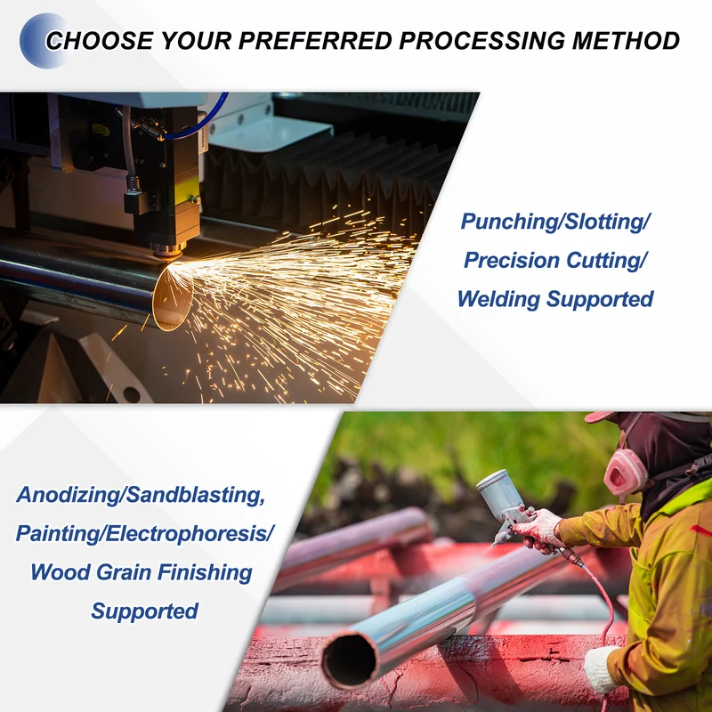 6063 Aluminum Tubing Round Tube 23mm ODx17mm ID Metal Straight Pipe Silver