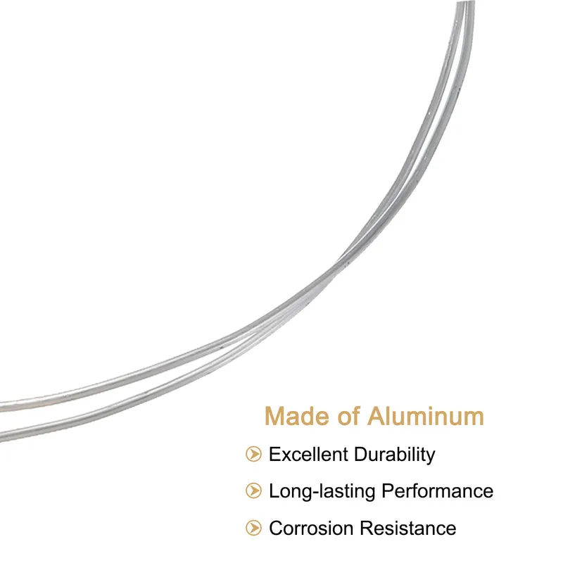 Aluminum Coiled Tubing 5/32" OD 3/64" Wall Thickness 10ft Seamless Round Tube