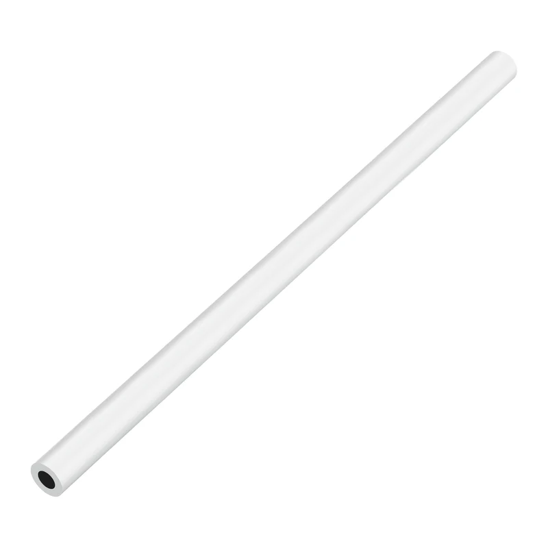 6063 Aluminum Tubing Round Tube 20mm ODx10mm ID Metal Straight Pipe Silver