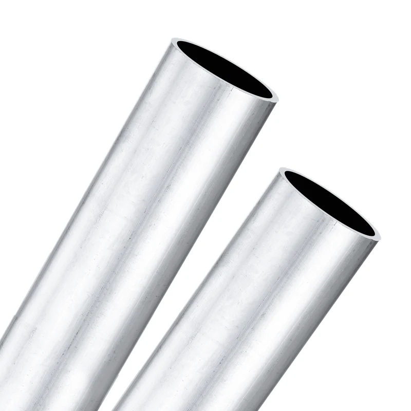 2-Pack 6063 Aluminum Round Tube, 22mmx25mm(IDxOD) 250mm Length Straight Tubing