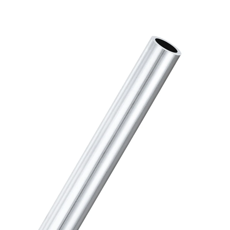 1-Pack 6063 Aluminum Round Tube, 9mmx12mm(IDxOD) 400mm Length Straight Tubing