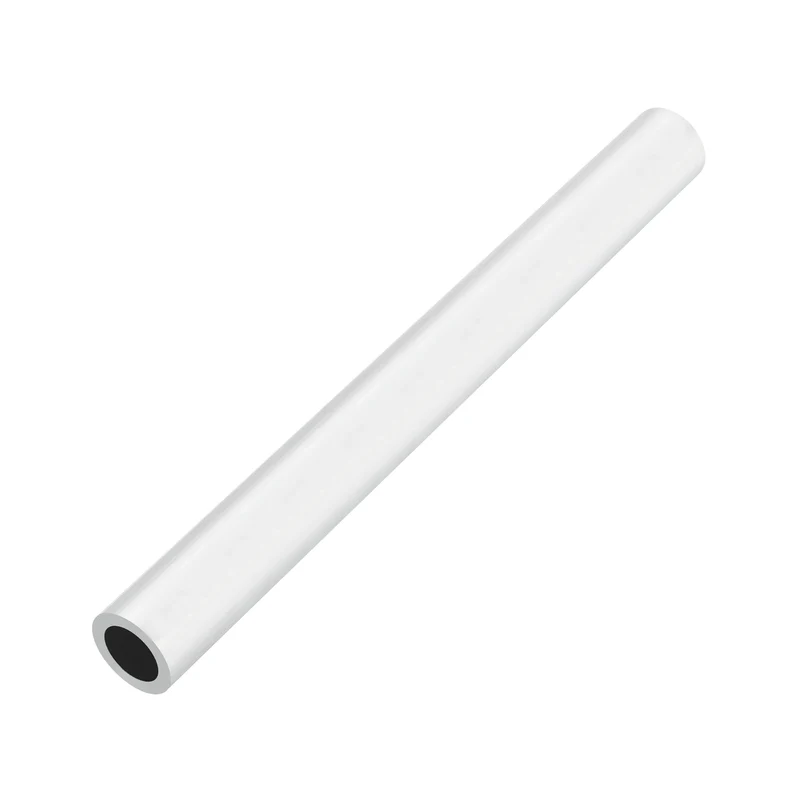 6063 Aluminum Tubing Round Tube 34mm ODx24mm ID 13"Metal Straight Pipe Silver