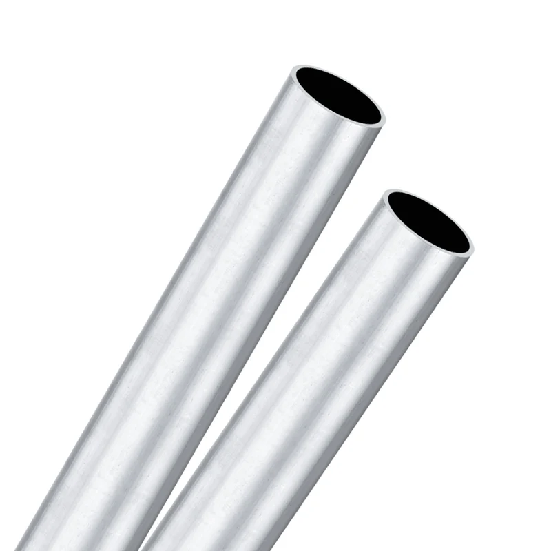 2-Pack 6063 Aluminum Round Tube, 27mmx30mm(IDxOD) 300mm Length Straight Tubing