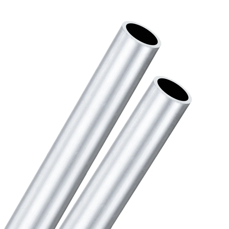 2-Pack 6063 Aluminum Round Tube, 19mmx25mm(IDxOD) 300mm Length Straight Tubing