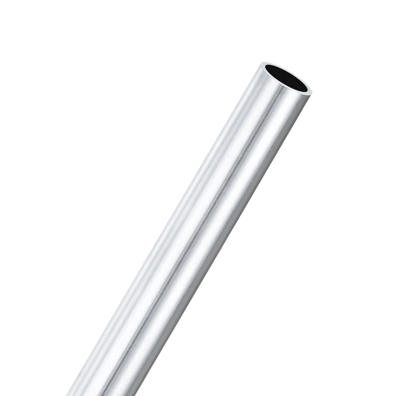 1-Pack 6063 Aluminum Round Tube, 10mmx12mm(IDxOD) 250mm Length Straight Tubing