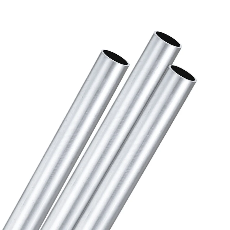 3-Pack 6063 Aluminum Round Tube, 15mmx18mm(IDxOD) 300mm Length Straight Tubing