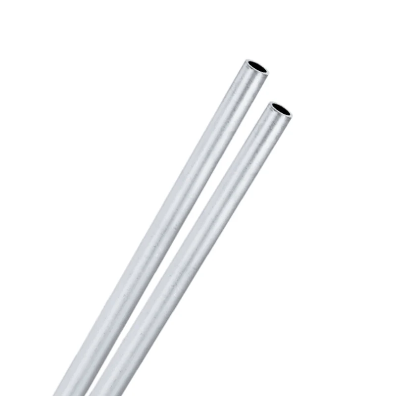 2-Pack 6063 Aluminum Round Tube, 6mmx8mm(IDxOD) 300mm Length Straight Tubing