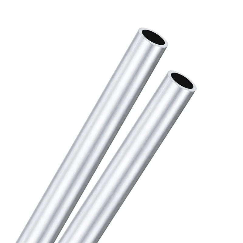 2-Pack 6063 Aluminum Round Tube, 14mmx20mm(IDxOD) 300mm Length Straight Tubing