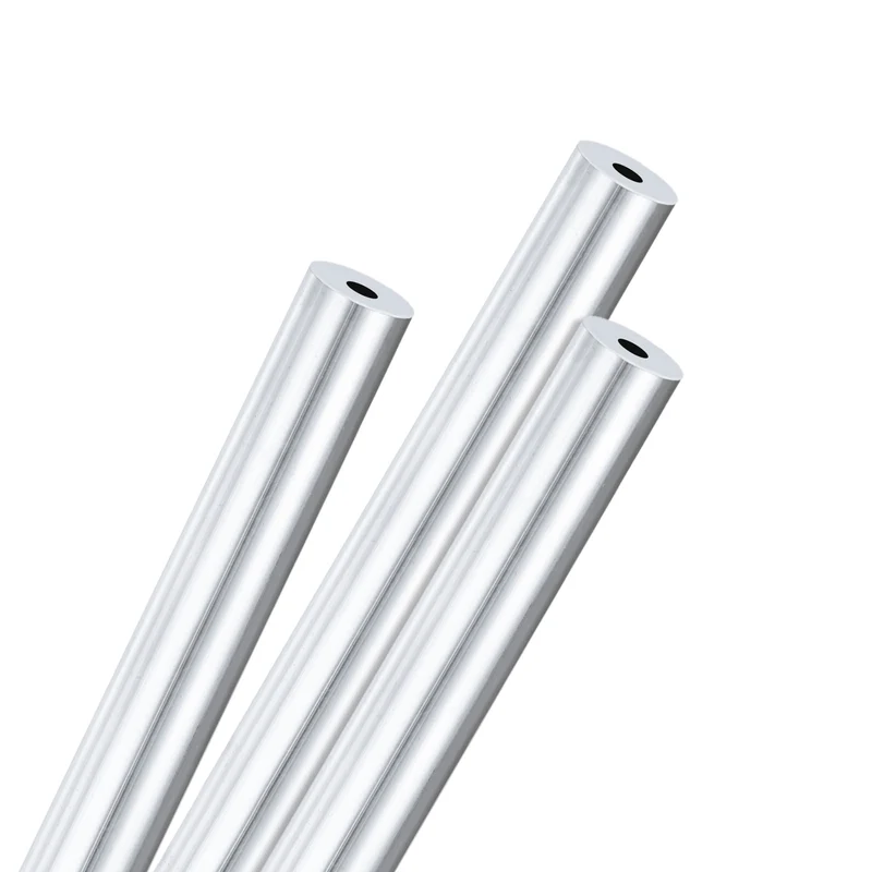 3-Pack 6063 Aluminum Round Tube, 3mmx10mm(IDxOD) 250mm Length Straight Tubing