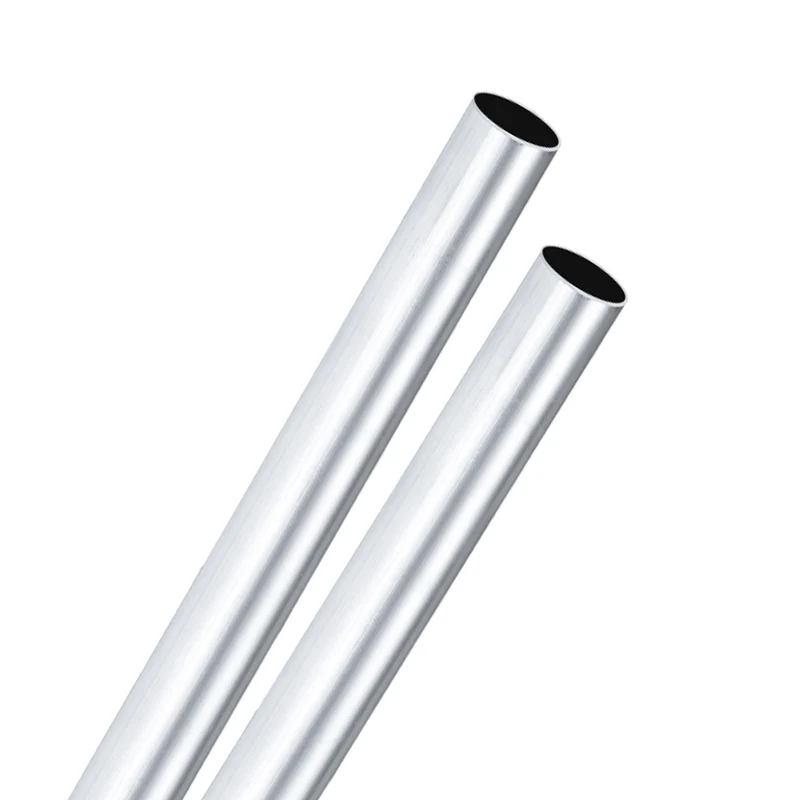 2-Pack 6063 Aluminum Round Tube, 14mmx16mm(IDxOD) 300mm Length Straight Tubing