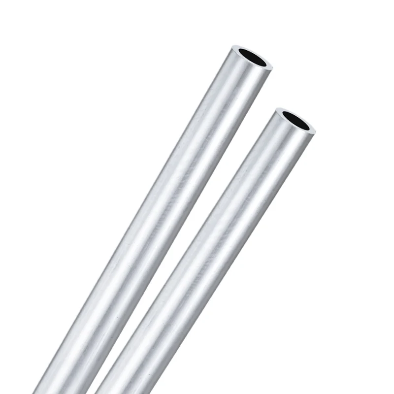 2-Pack 6063 Aluminum Round Tube, 12mmx18mm(IDxOD) 300mm Length Straight Tubing