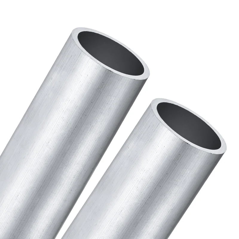 2-Pack 6063 Aluminum Round Tube, 34mmx40mm(IDxOD) 100mm Length Straight Tubing