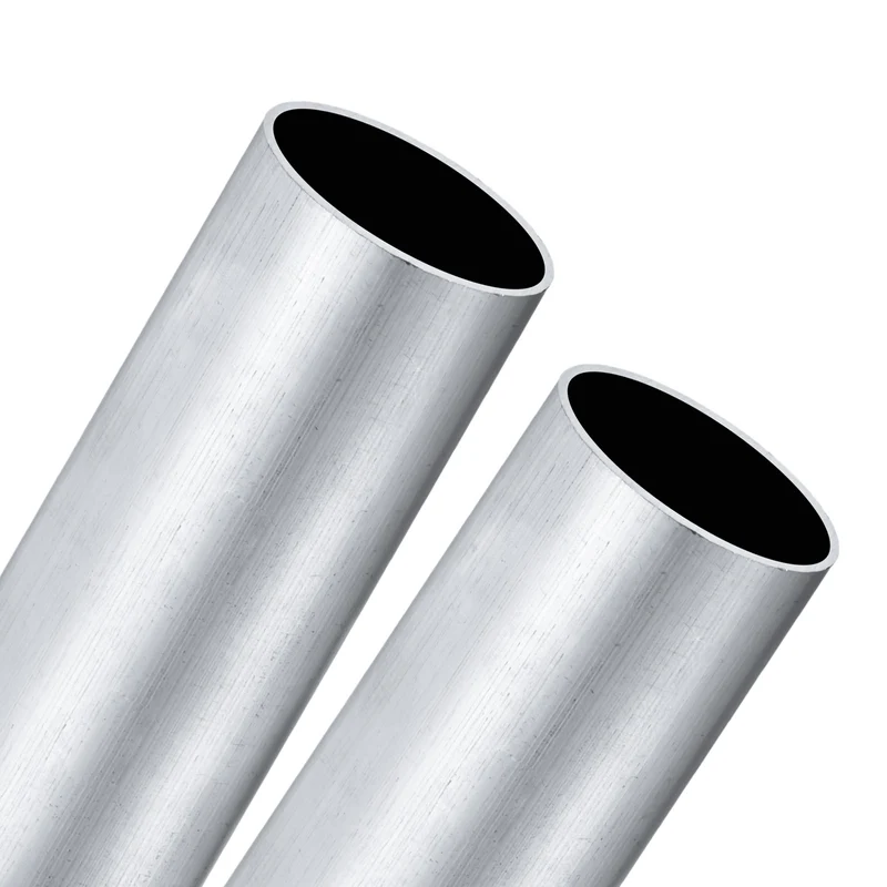 2-Pack 6063 Aluminum Round Tube, 37mmx40mm(IDxOD) 100mm Length Straight Tubing