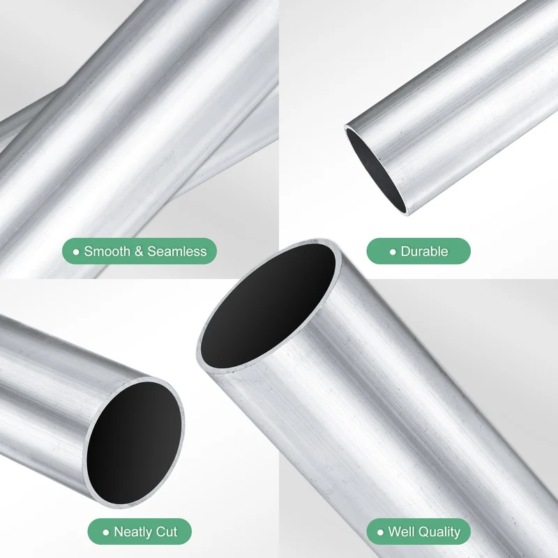 1-Pack 6063 Aluminum Round Tube, 35mmx38mm(IDxOD) 100mm Length Straight Tubing