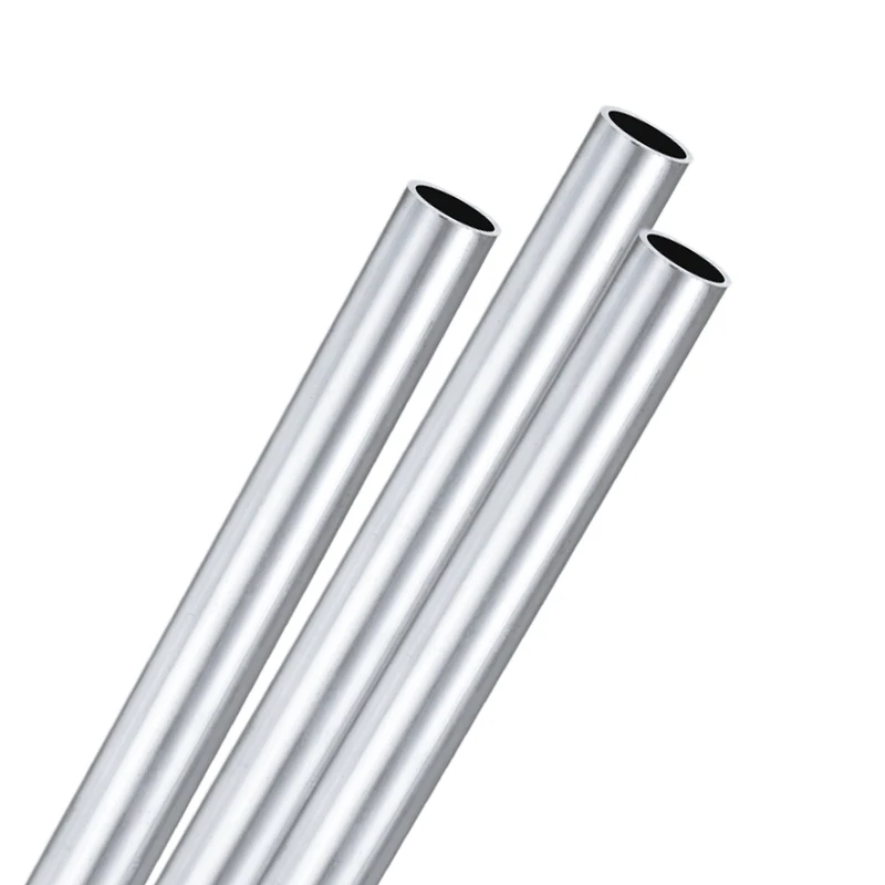 3-Pack 6063 Aluminum Round Tube, 14mmx17mm(IDxOD) 300mm Length Straight Tubing