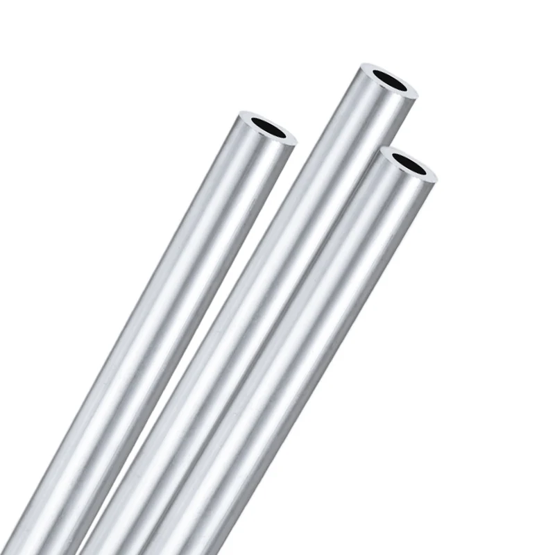 3-Pack 6063 Aluminum Round Tube, 10mmx17mm(IDxOD) 300mm Length Straight Tubing