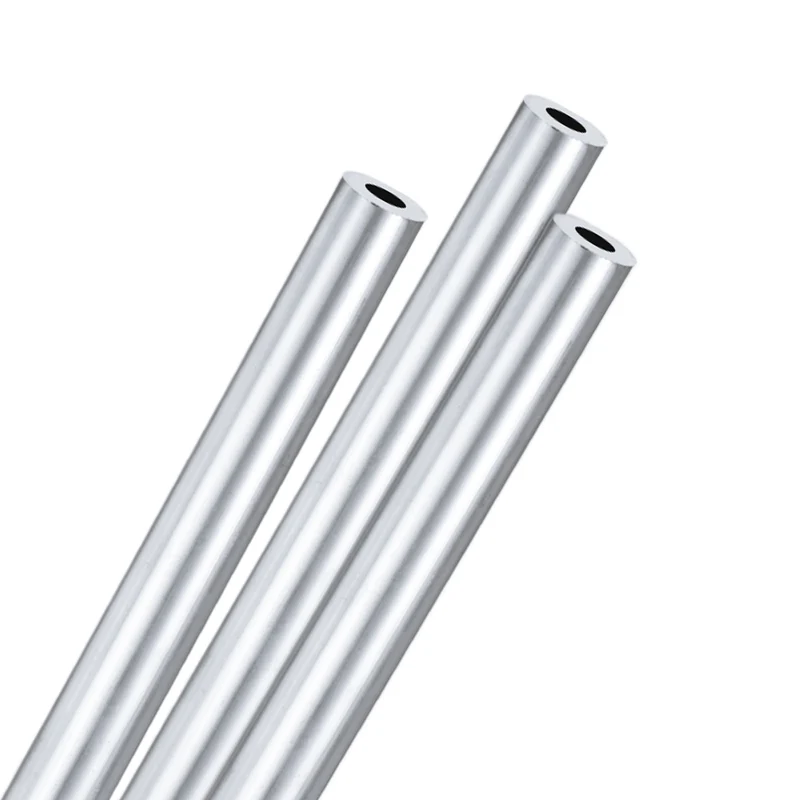3-Pack 6063 Aluminum Round Tube, 8mmx17mm(IDxOD) 300mm Length Straight Tubing