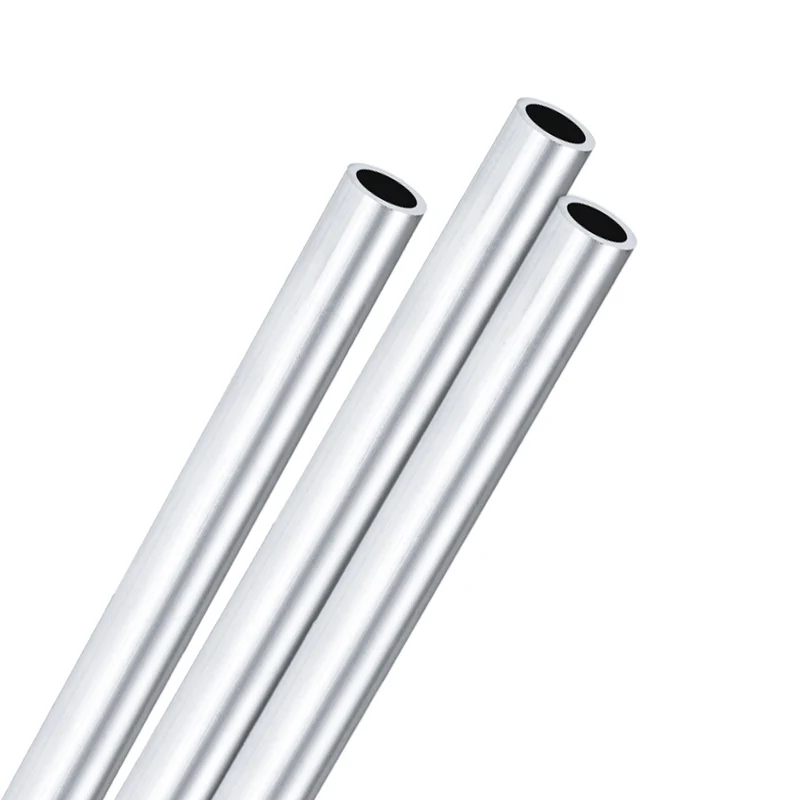 3-Pack 6063 Aluminum Round Tube, 12mmx16mm(IDxOD) 300mm Length Straight Tubing