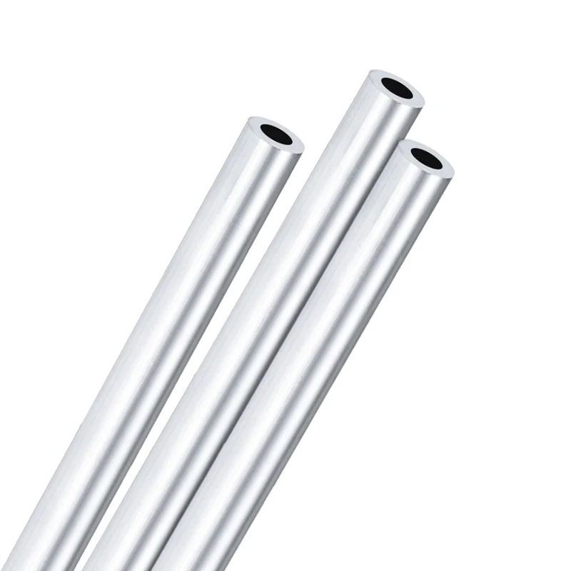 3-Pack 6063 Aluminum Round Tube, 10mmx16mm(IDxOD) 300mm Length Straight Tubing