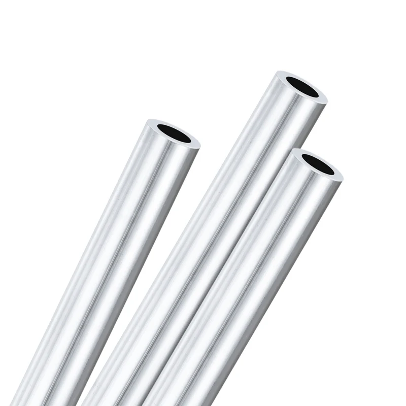 3-Pack 6063 Aluminum Round Tube, 8mmx13mm(IDxOD) 300mm Length Straight Tubing