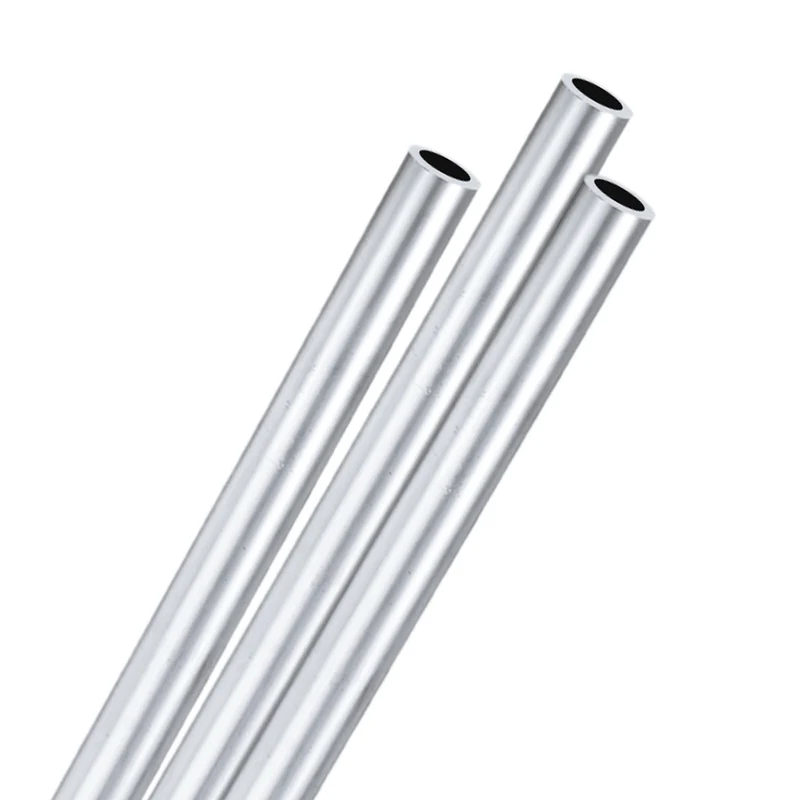 3-Pack 6063 Aluminum Round Tube, 9mmx13mm(IDxOD) 300mm Length Straight Tubing