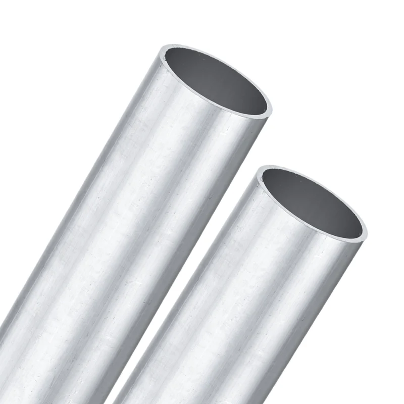 2-Pack 6063 Aluminum Round Tube, 27mmx30mm(IDxOD) 100mm Length Straight Tubing