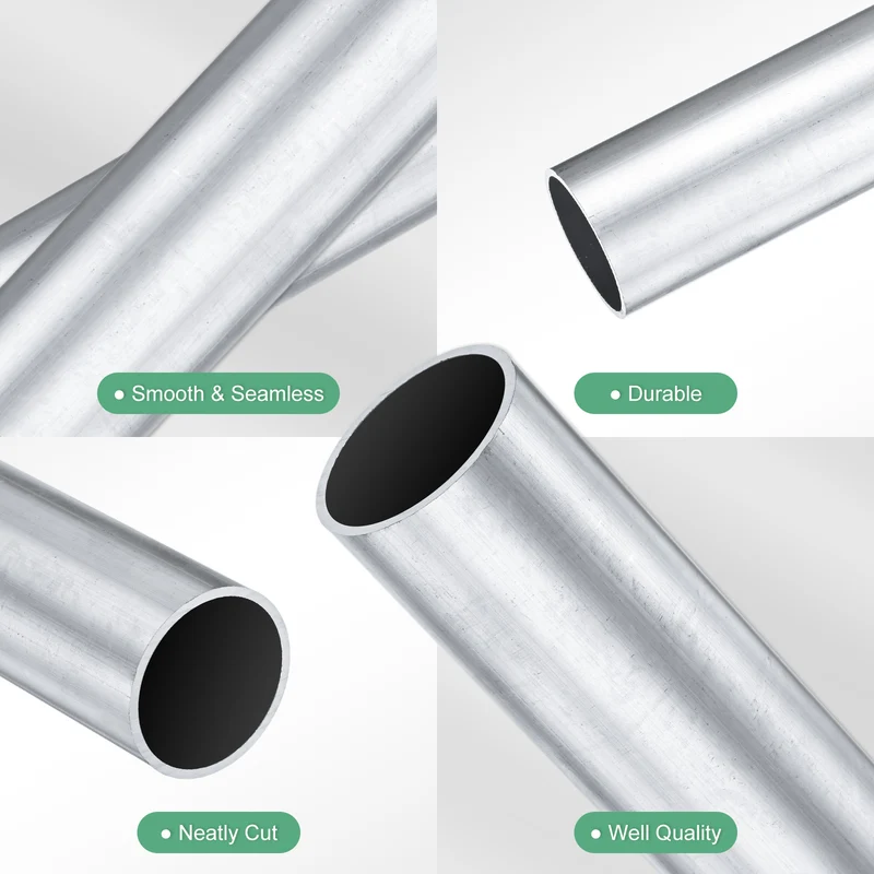 1-Pack 6063 Aluminum Round Tube, 27mmx30mm(IDxOD) 100mm Length Straight Tubing