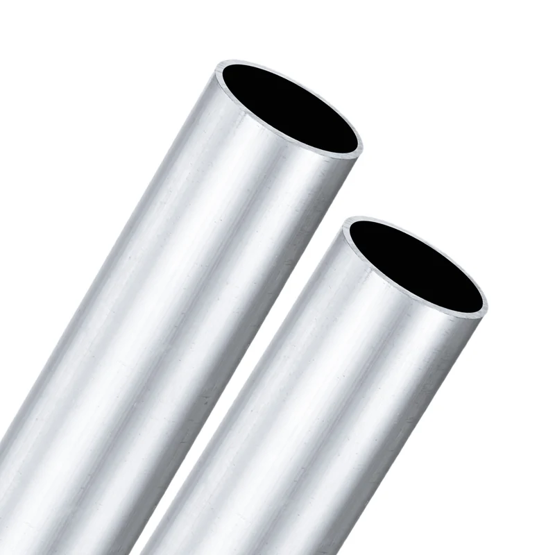 2-Pack 6063 Aluminum Round Tube, 25mmx28mm(IDxOD) 100mm Length Straight Tubing