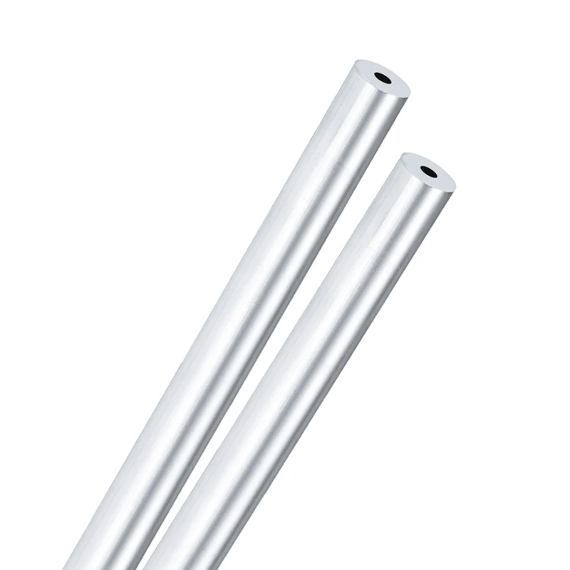 2-Pack 6063 Aluminum Round Tube, 5mmx16mm(IDxOD) 300mm Length Straight Tubing