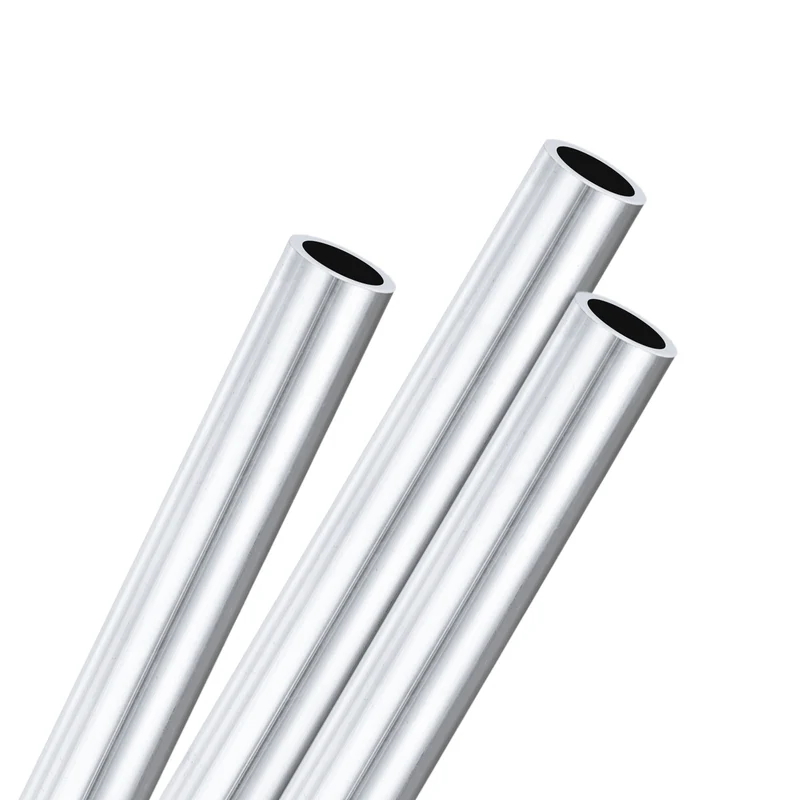 3-Pack 6063 Aluminum Round Tube, 10mmx13mm(IDxOD) 300mm Length Straight Tubing