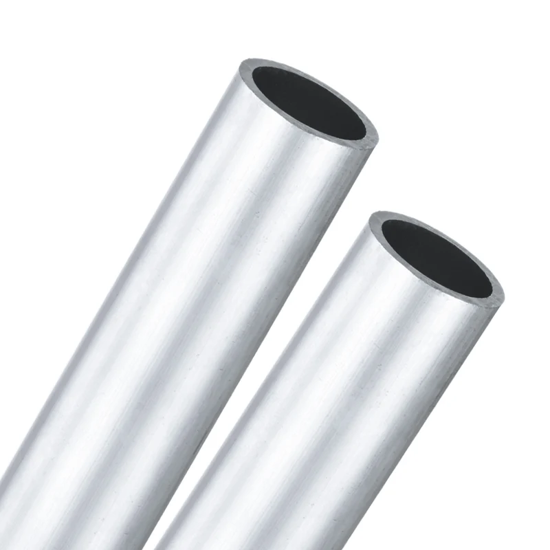 2-Pack 6063 Aluminum Round Tube, 18mmx22mm(IDxOD) 100mm Length Straight Tubing