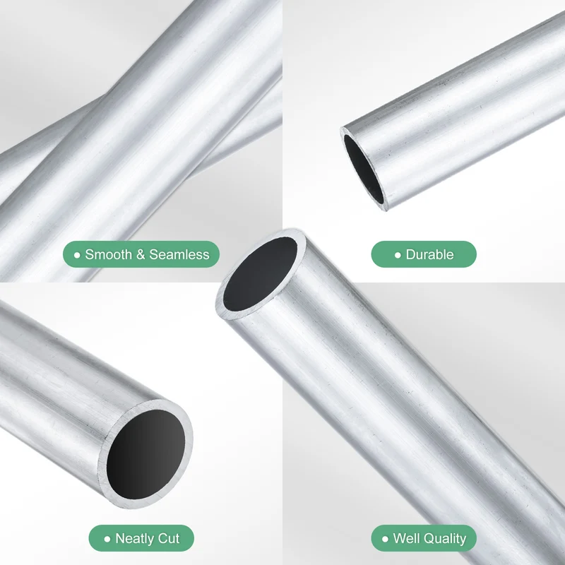 1-Pack 6063 Aluminum Round Tube, 18mmx22mm(IDxOD) 100mm Length Straight Tubing