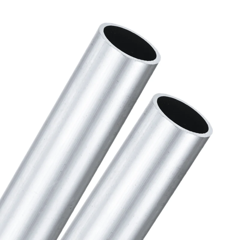 2-Pack 6063 Aluminum Round Tube, 17mmx20mm(IDxOD) 100mm Length Straight Tubing