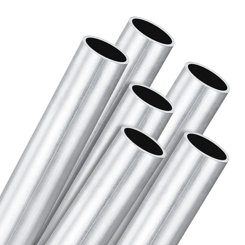 6-Pack 6063 Aluminum Round Tube, 16mmx19mm(IDxOD) 100mm Length Straight Tubing