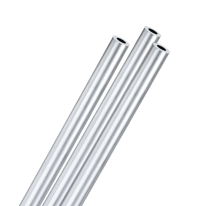 3-Pack 6063 Aluminum Round Tube, 7mmx13mm(IDxOD) 300mm Length Straight Tubing