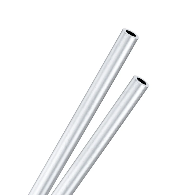 2-Pack 6063 Aluminum Round Tube, 5mmx8mm(IDxOD) 300mm Length Straight Tubing