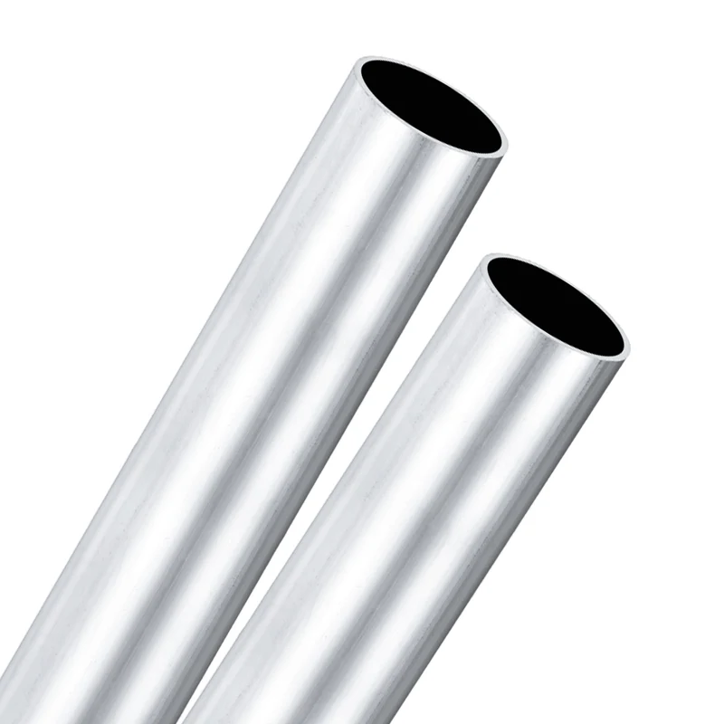 2-Pack 6063 Aluminum Round Tube, 32mmx35mm(IDxOD) 300mm Length Straight Tubing