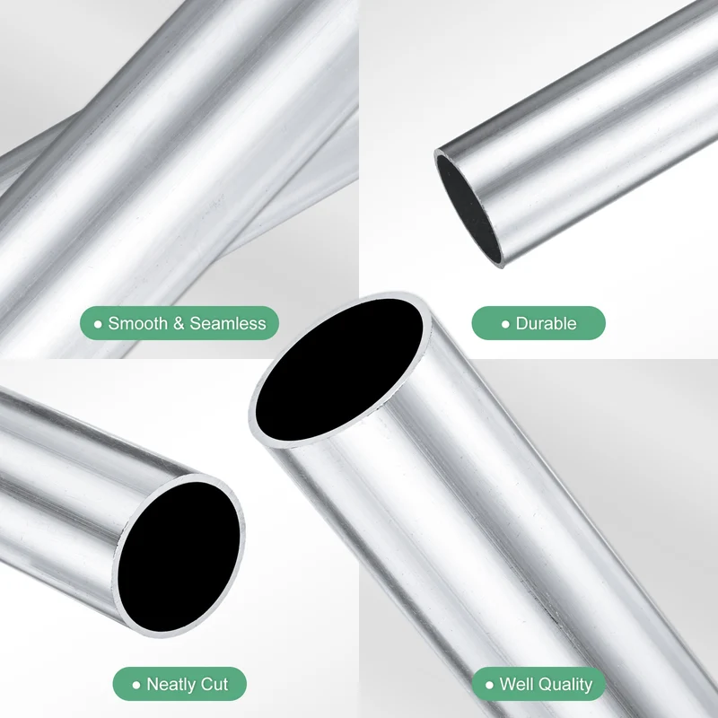 1-Pack 6063 Aluminum Round Tube, 29mmx32mm(IDxOD) 300mm Length Straight Tubing