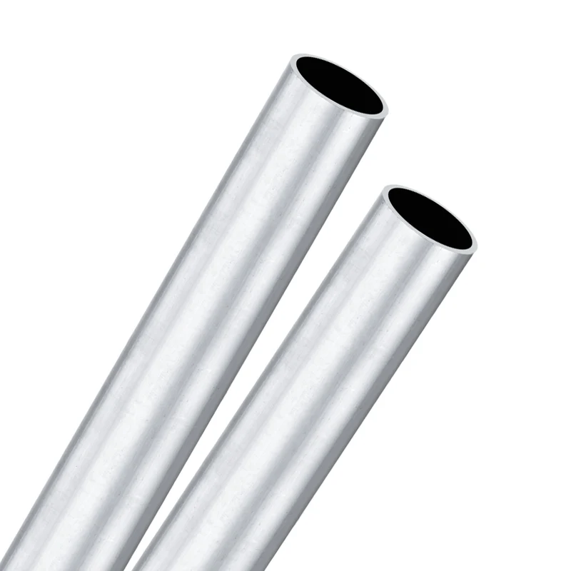2-Pack 6063 Aluminum Round Tube, 26mmx30mm(IDxOD) 300mm Length Straight Tubing