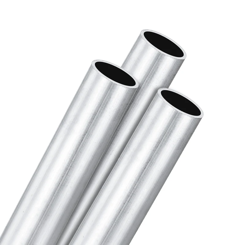 3-Pack 6063 Aluminum Round Tube, 16mmx19mm(IDxOD) 100mm Length Straight Tubing