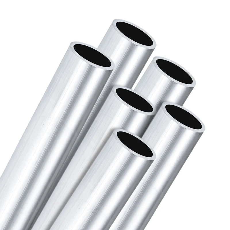 6-Pack 6063 Aluminum Round Tube, 13mmx16mm(IDxOD) 100mm Length Straight Tubing