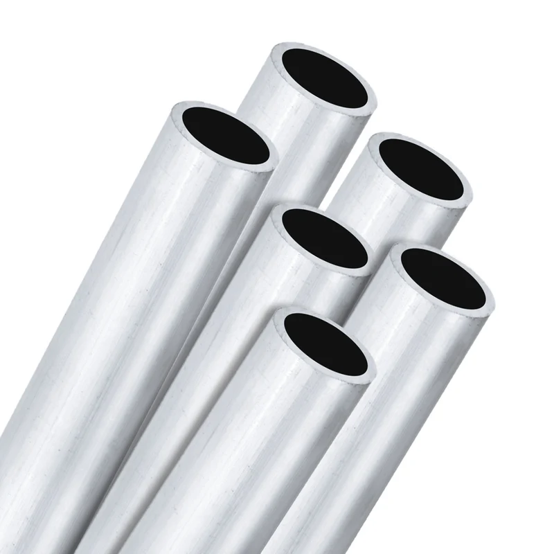 6-Pack 6063 Aluminum Round Tube, 12mmx15mm(IDxOD) 100mm Length Straight Tubing