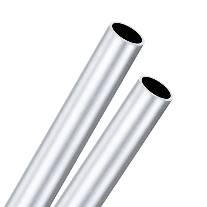 2-Pack 6063 Aluminum Round Tube, 20mmx25mm(IDxOD) 300mm Length Straight Tubing